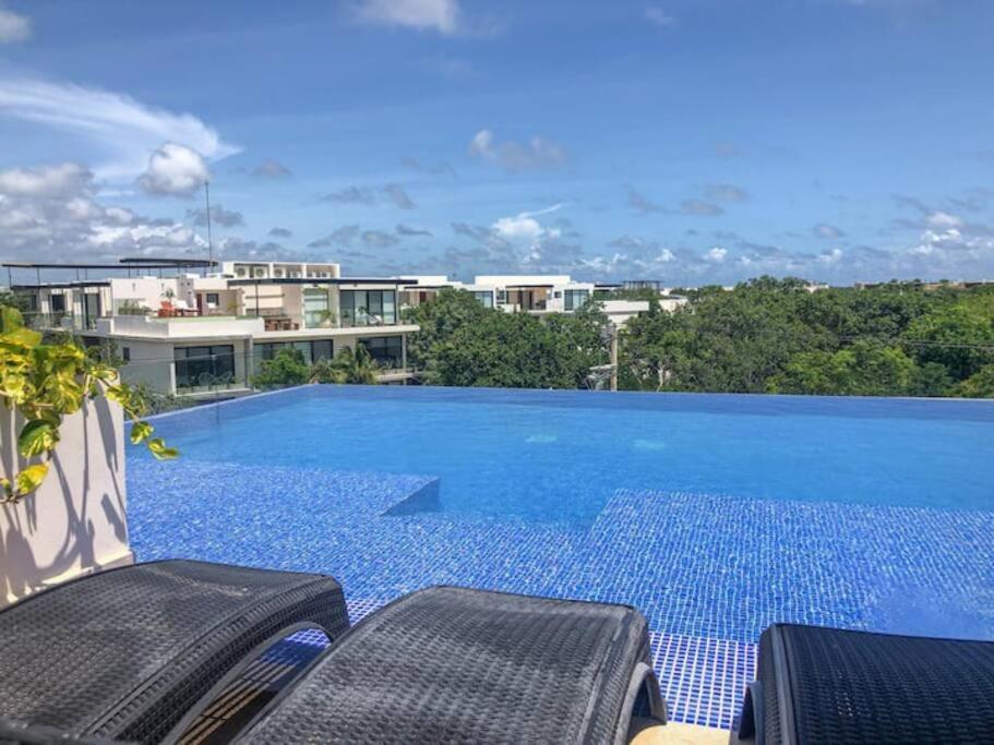 Suit Next To The Common Top Roof Exclusive Building Kingsize Bed 2 Super Pools, Gym, Grill Tulum Exterior photo