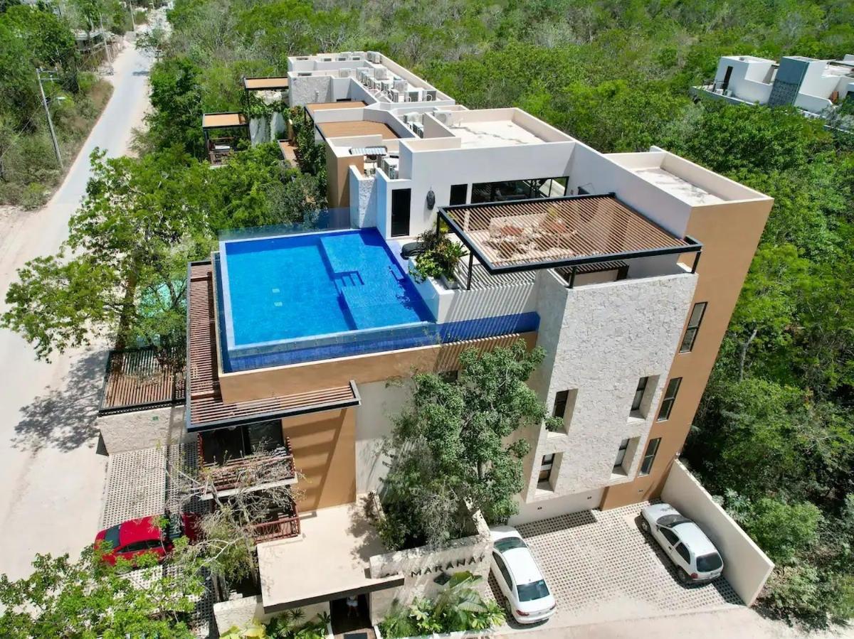 Suit Next To The Common Top Roof Exclusive Building Kingsize Bed 2 Super Pools, Gym, Grill Tulum Exterior photo